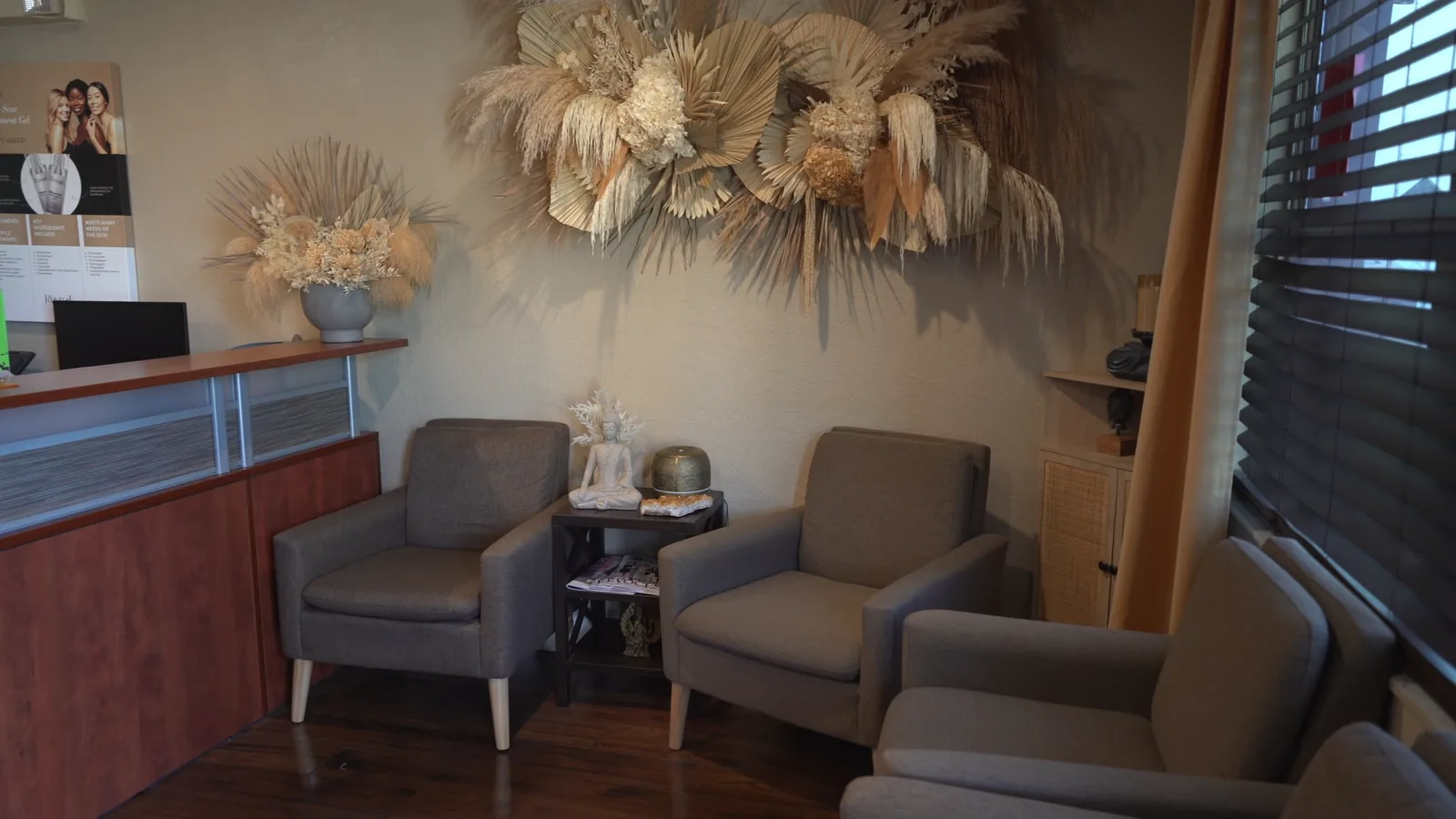 Reception area at AcuMedGroup Wellness Center